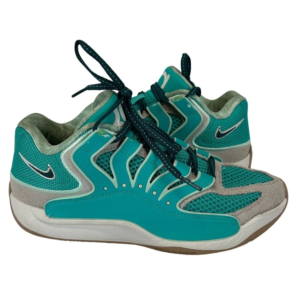 Nike KD 17 Teal Mint Grey Gum Basketball Shoes HV1992-301 Mens 4.5 Womens 6